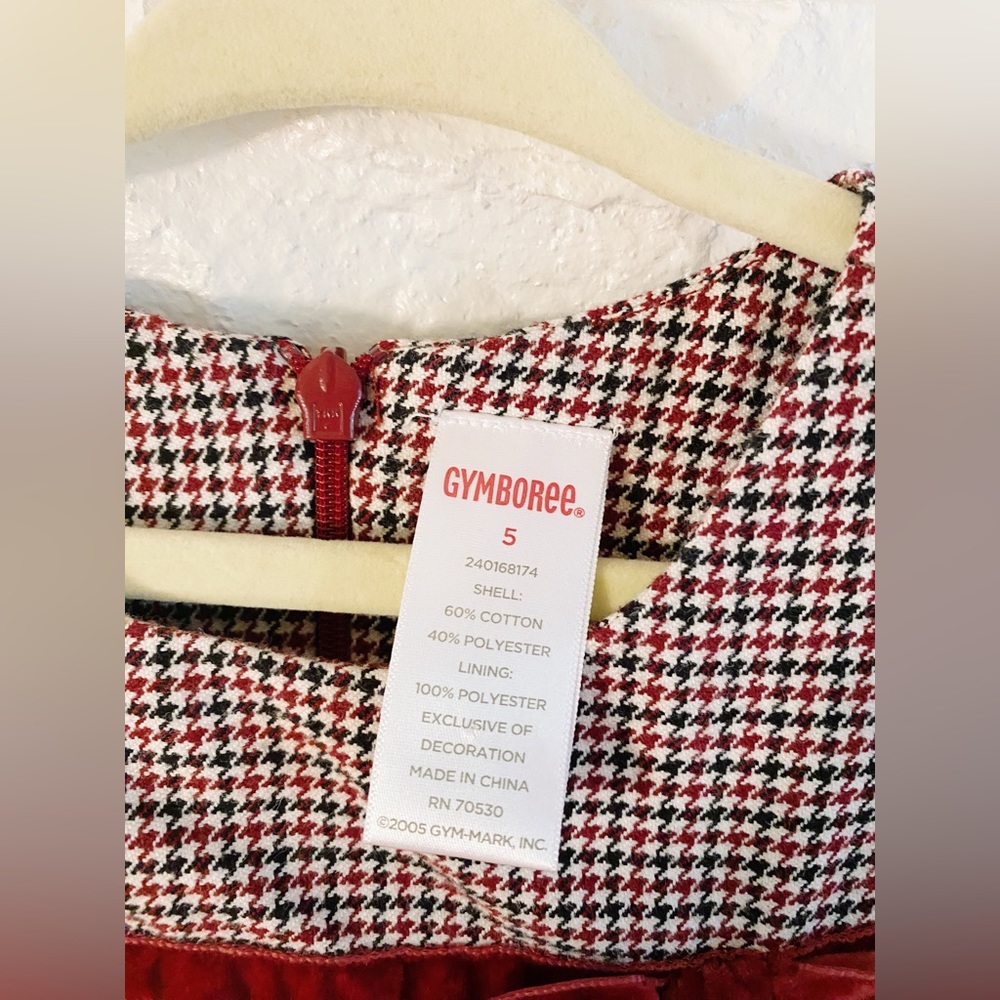 Gymboree Houndstooth Dress Size 5 - Picture 3 of 4